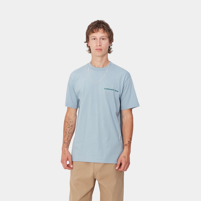 Blue Men Carhartt Home State T-Shirt | BYC-261340