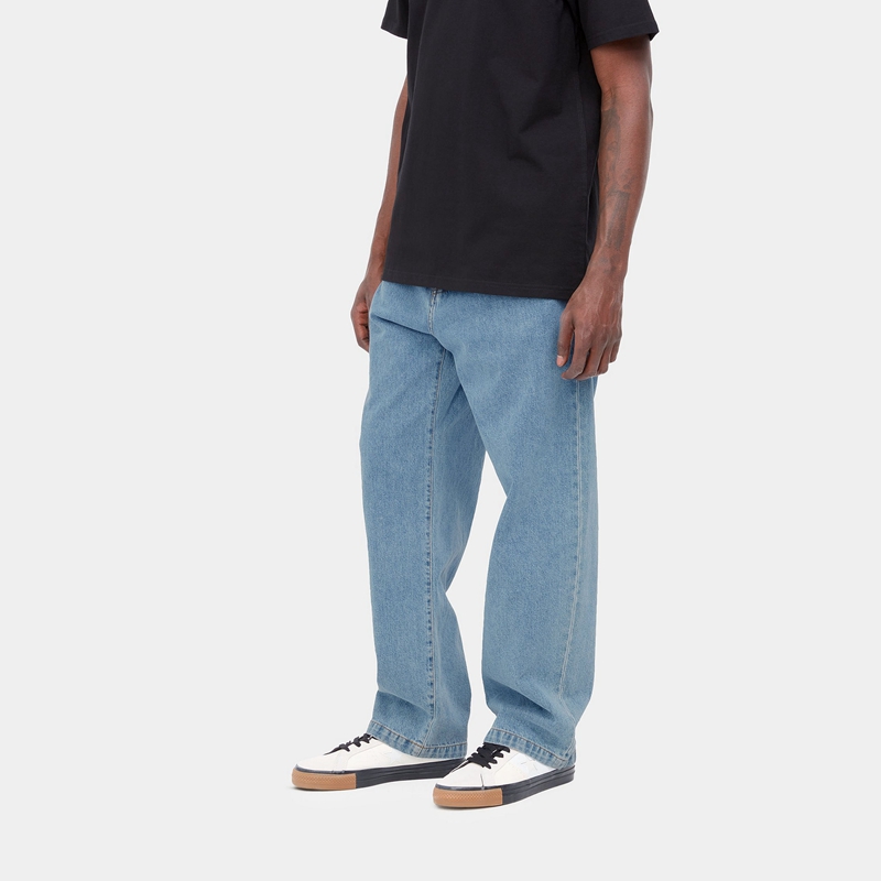 Blue Men Carhartt Landon Pants | DXM-062937