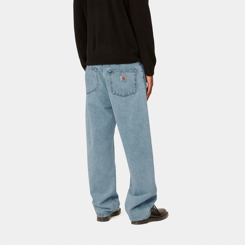 Blue Men Carhartt Landon Pants | EBF-368547