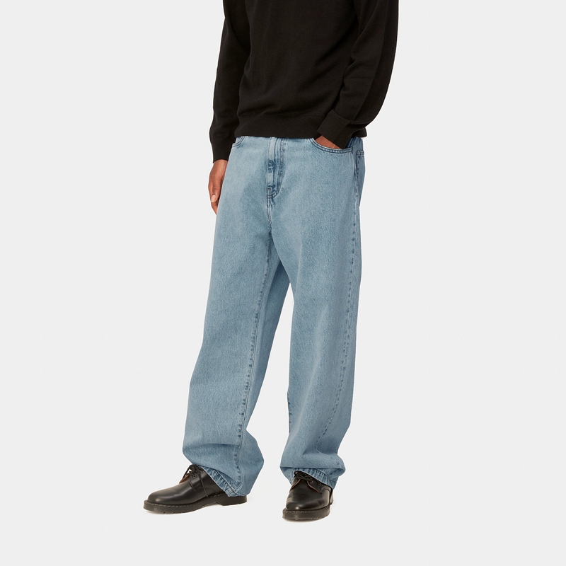 Blue Men Carhartt Landon Pants | EBF-368547