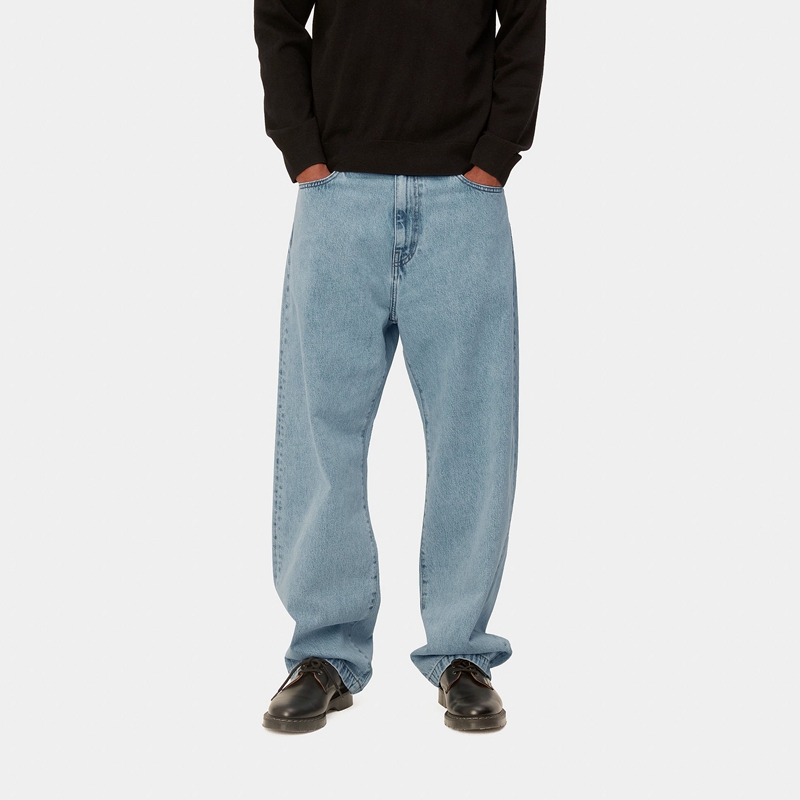 Blue Men Carhartt Landon Pants | EBF-368547