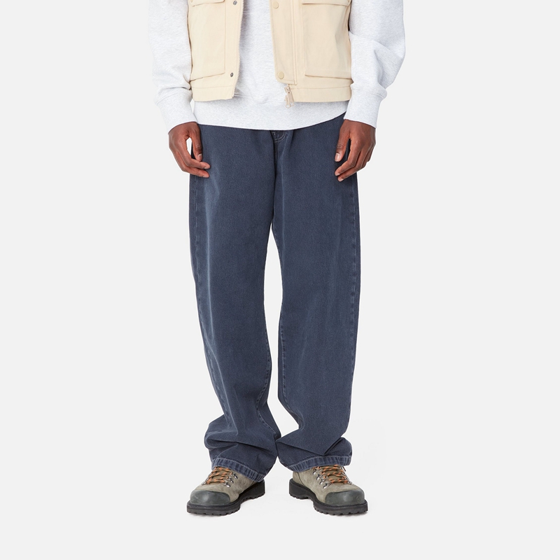 Blue Men Carhartt Landon Pants | JSR-341092