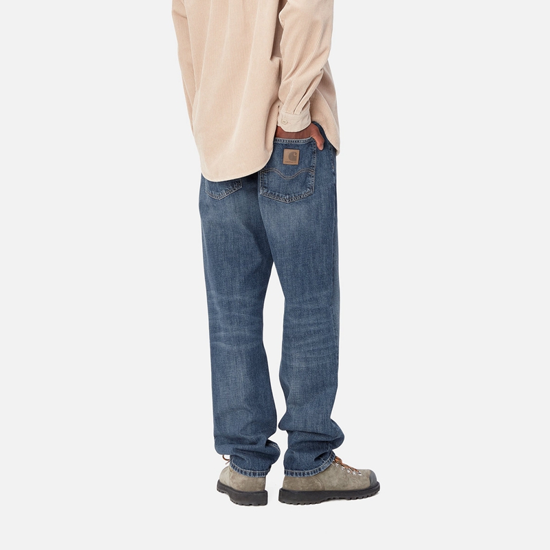 Blue Men Carhartt Marlow Pants | DHI-136542