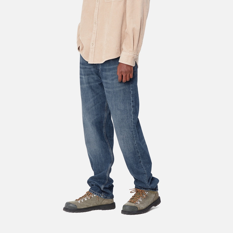 Blue Men Carhartt Marlow Pants | DHI-136542