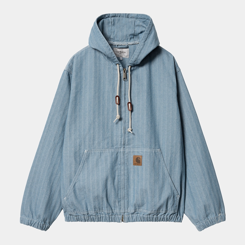 Blue Men Carhartt Menard Hoodie | HBF-231970