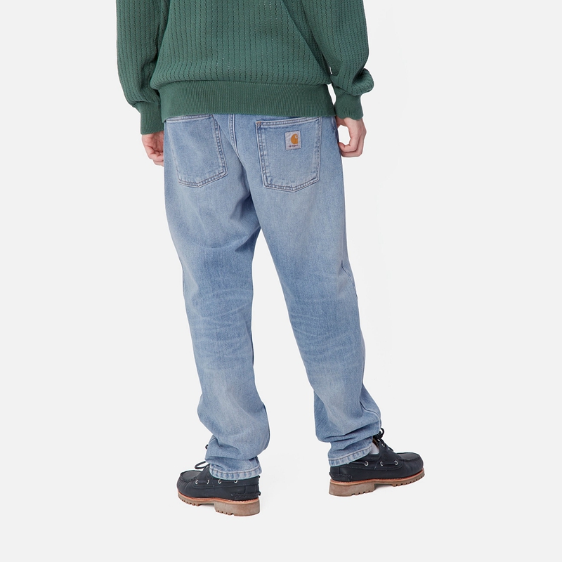 Blue Men Carhartt Newel Pants | FWP-084526