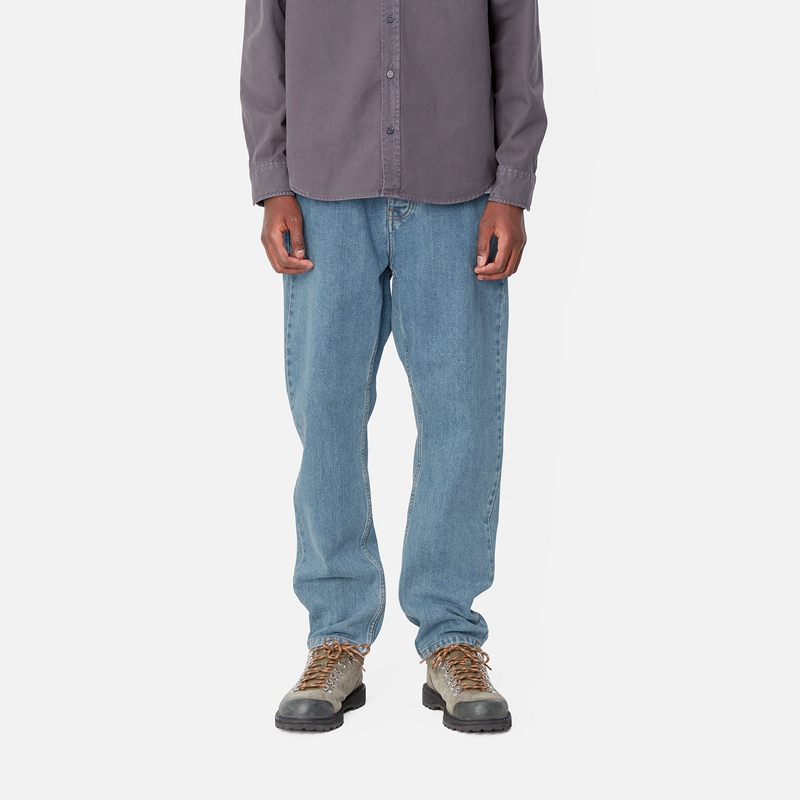 Blue Men Carhartt Newel Pants | NGD-501823