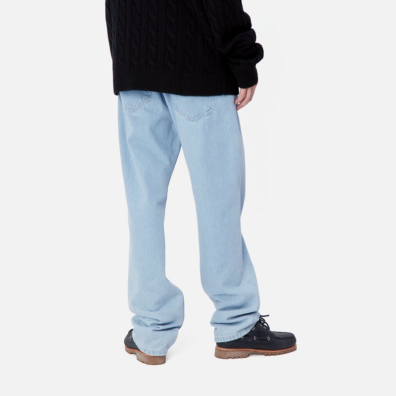 Blue Men Carhartt Nolan Pants | KXE-384796