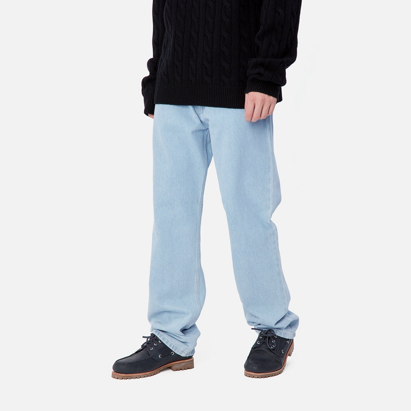 Blue Men Carhartt Nolan Pants | KXE-384796