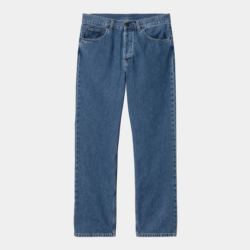 Blue Men Carhartt Nolan Pants | NCT-365904