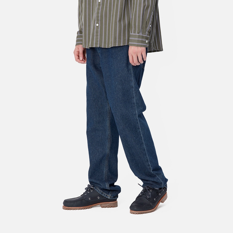 Blue Men Carhartt Nolan Pants | ZXT-570469