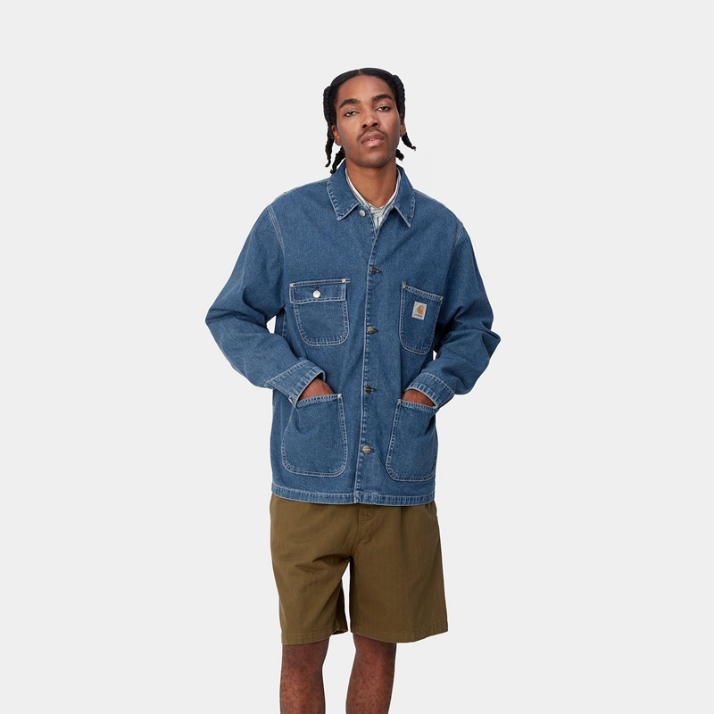 Blue Men Carhartt OG Chore Coats | VYE-107394