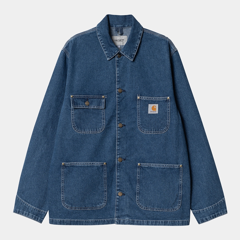 Blue Men Carhartt OG Chore Coats | VYE-107394