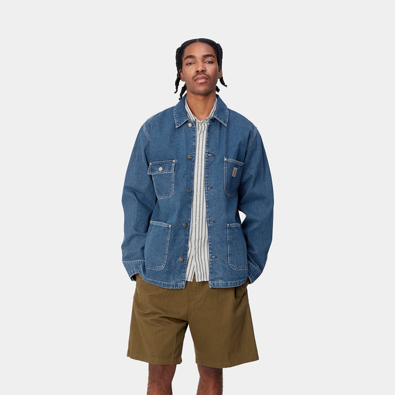 Blue Men Carhartt OG Chore Coats | VYE-107394