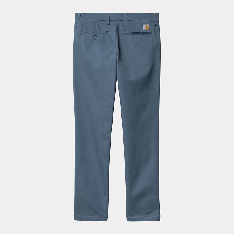 Blue Men Carhartt Sid Pants | FPB-462038