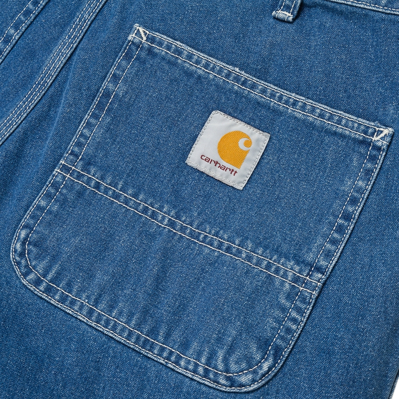 Blue Men Carhartt Simple Pants | EYQ-562879