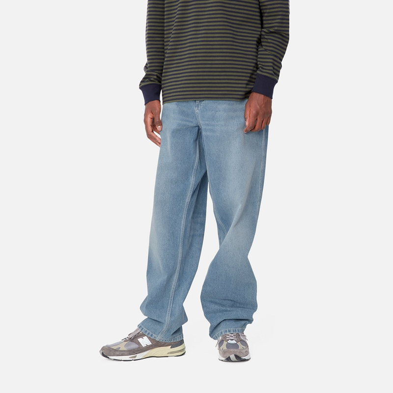 Blue Men Carhartt Simple Pants | RHO-582431