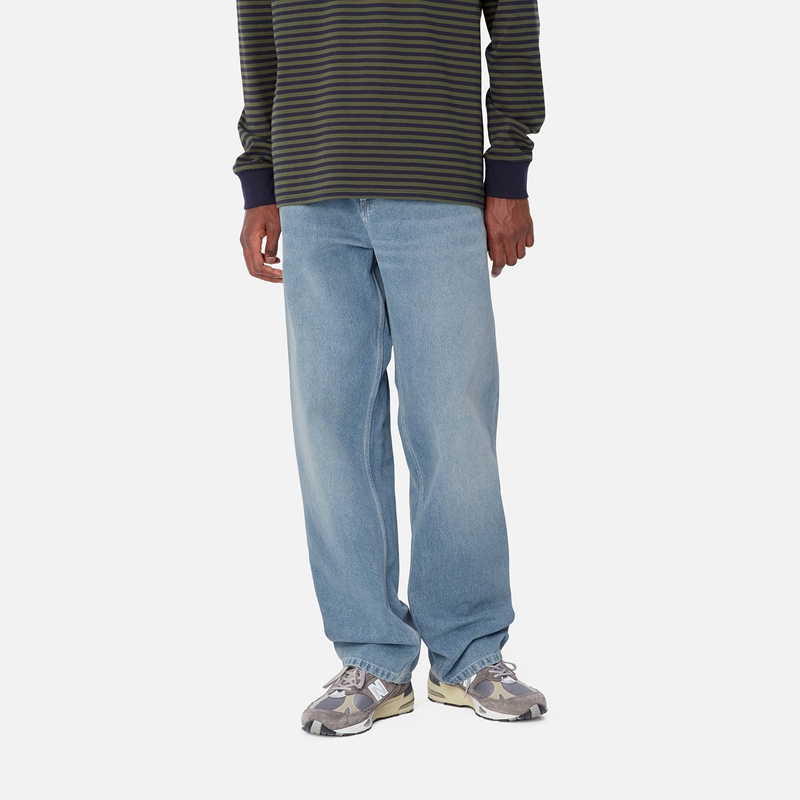 Blue Men Carhartt Simple Pants | RHO-582431