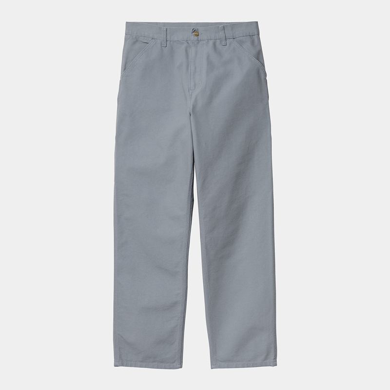 Blue Men Carhartt Single Knee Pants | DWJ-918452