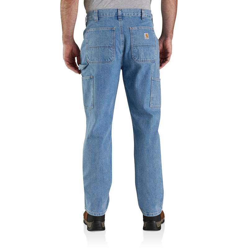 Blue Men Carhartt Utility Jeans | UOX-689157