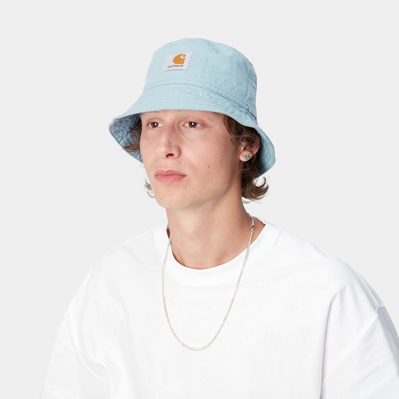 Blue Men Carhartt Walter Bucket Hats | NSH-041298