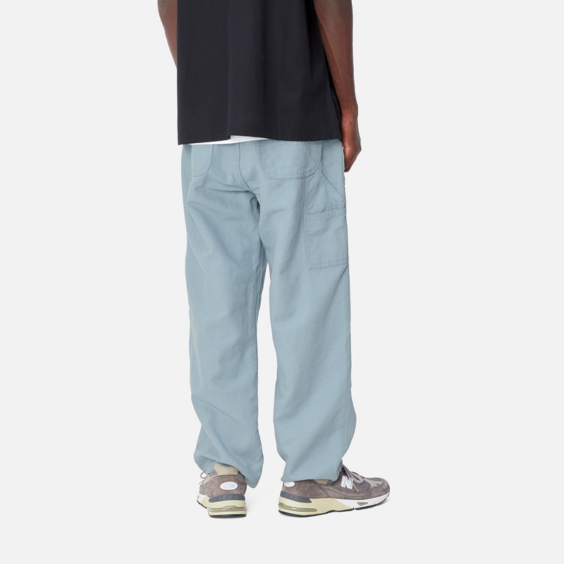 Blue Men Carhartt Walter Double Knee Pants | XWN-398012