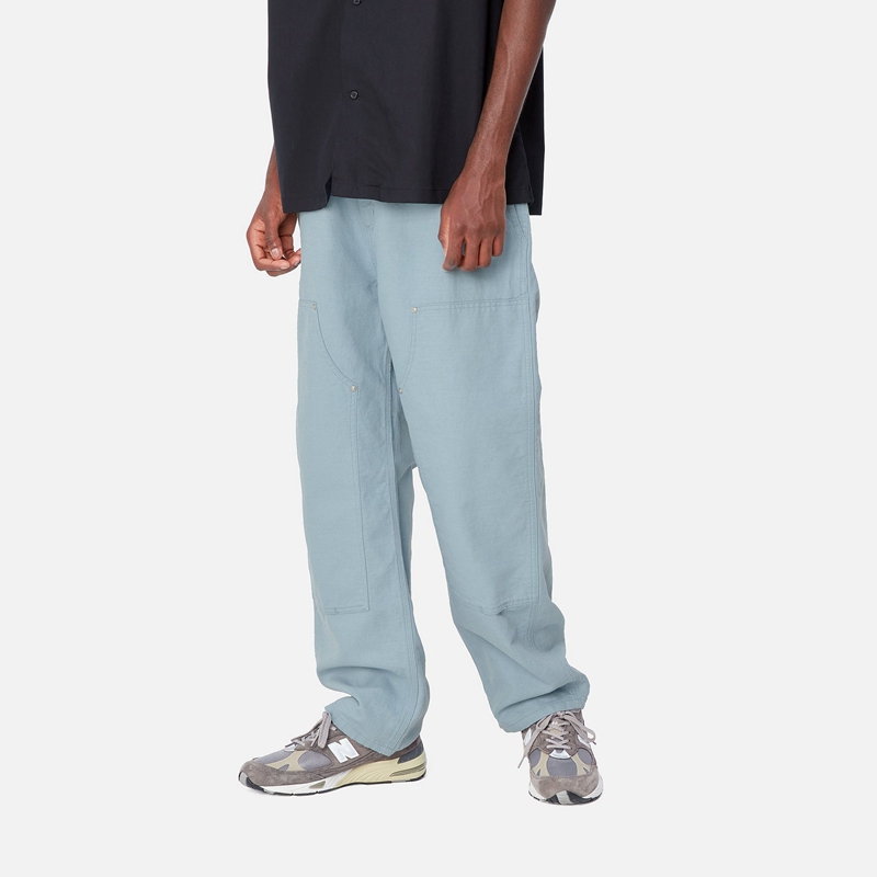 Blue Men Carhartt Walter Double Knee Pants | XWN-398012