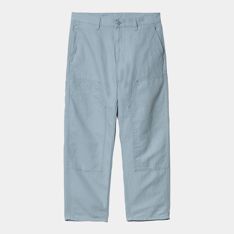 Blue Men Carhartt Walter Double Knee Pants | XWN-398012