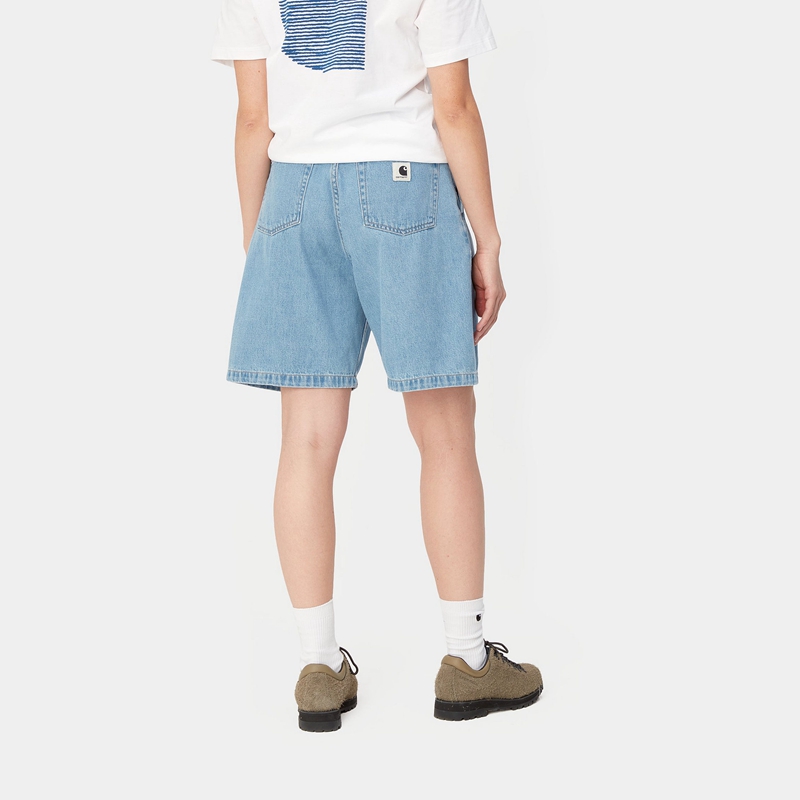 Blue Women Carhartt Alta Shorts | APG-902631