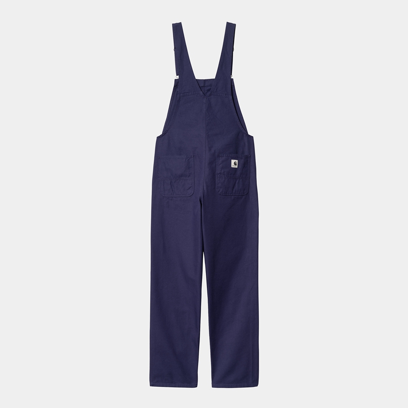 Blue Women Carhartt Bib Straight Overalls | ETZ-218739