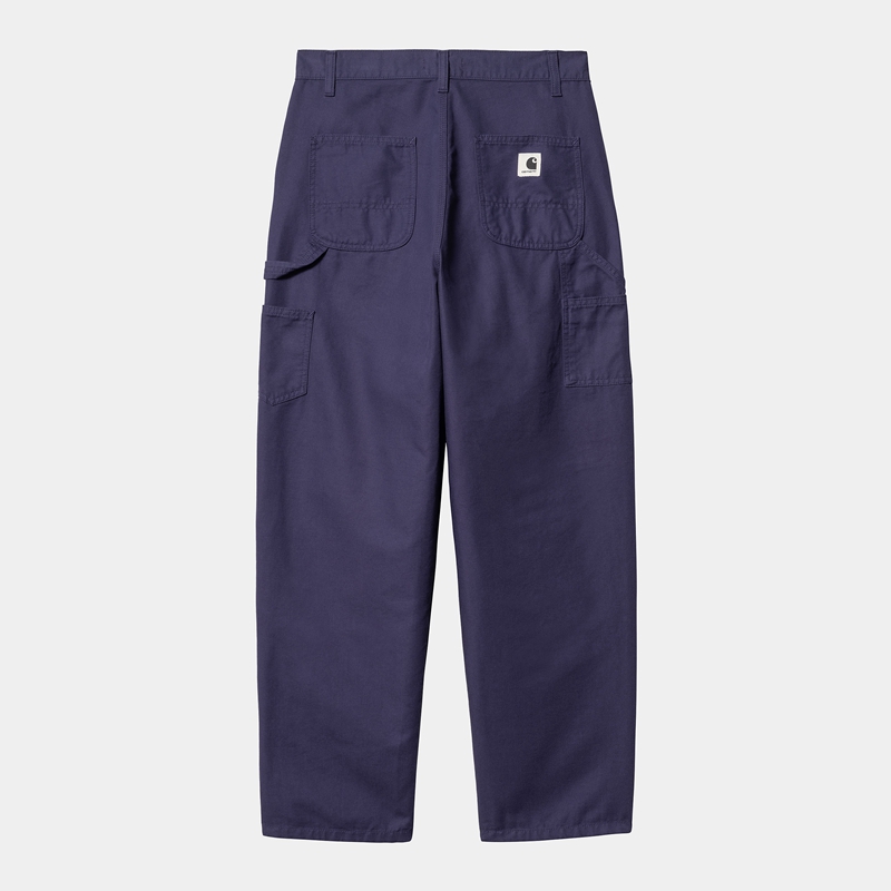 Blue Women Carhartt Brandon Double Knee Pants | FKJ-975820