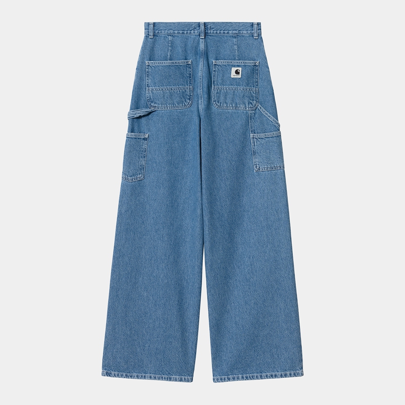 Blue Women Carhartt Jens Pants | HPY-374682