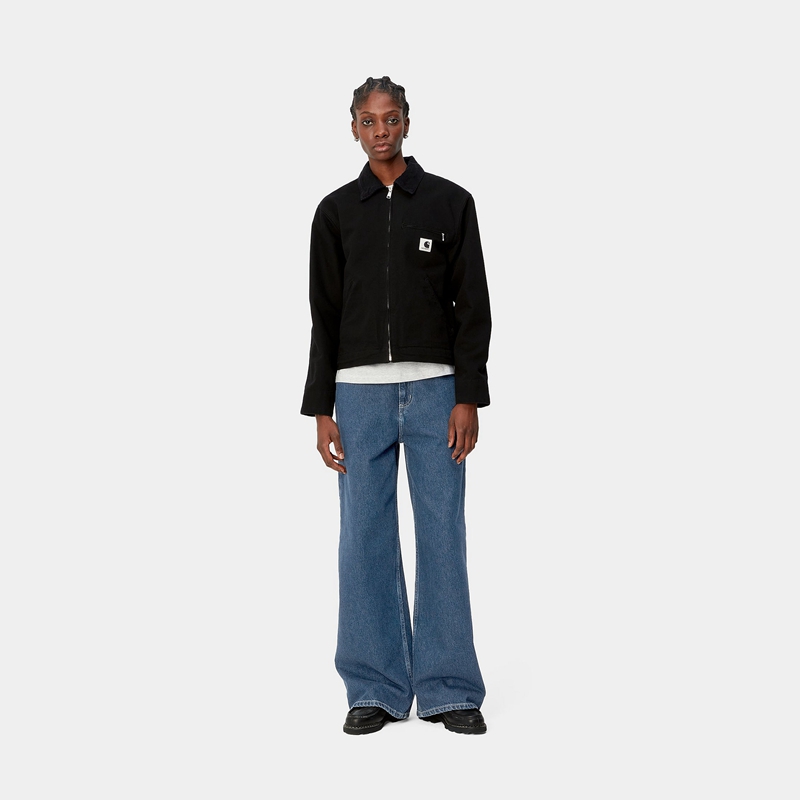 Blue Women Carhartt Jens Pants | XPD-804975