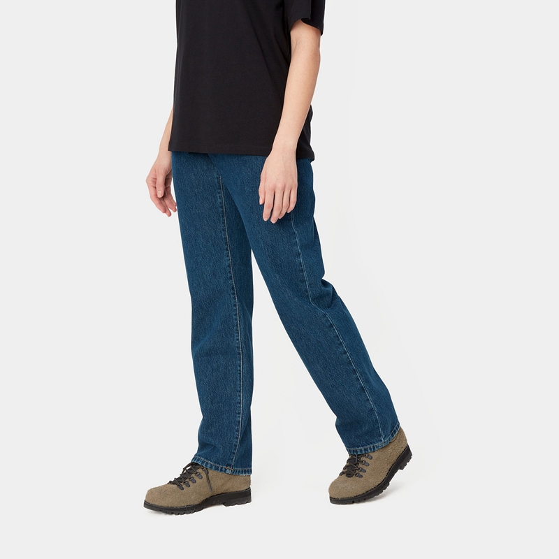 Blue Women Carhartt Noxon Pants | CZS-931526