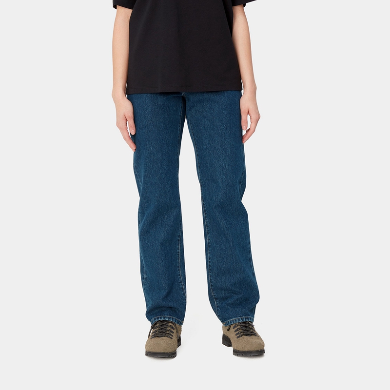 Blue Women Carhartt Noxon Pants | CZS-931526