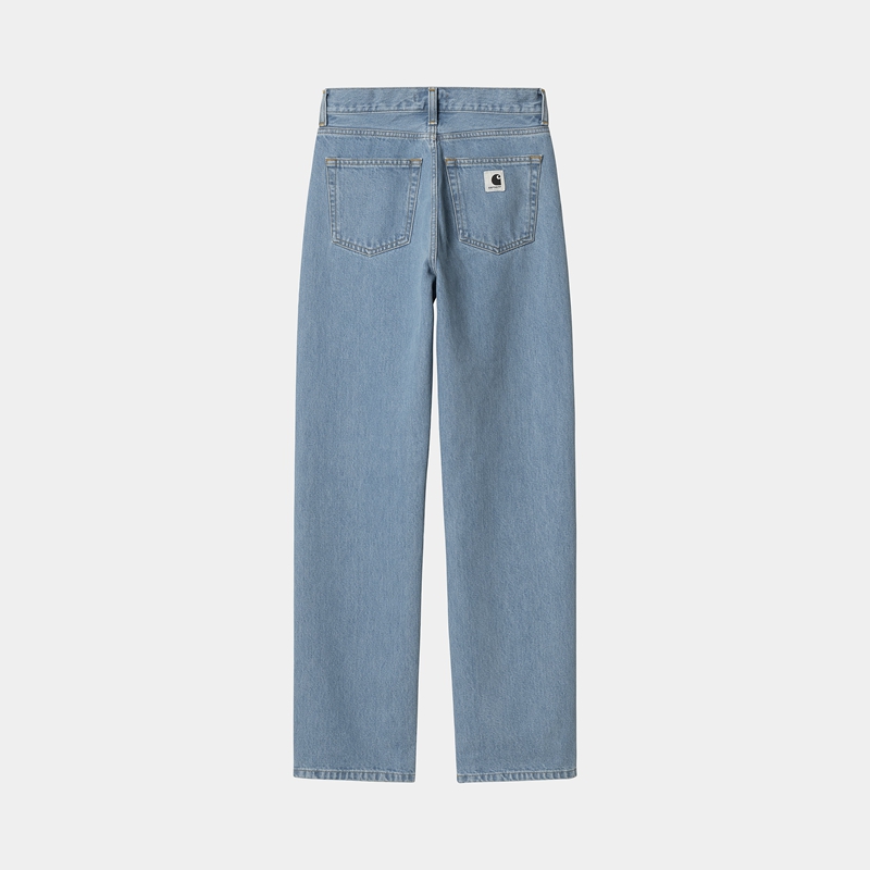 Blue Women Carhartt Noxon Pants | KPA-073592