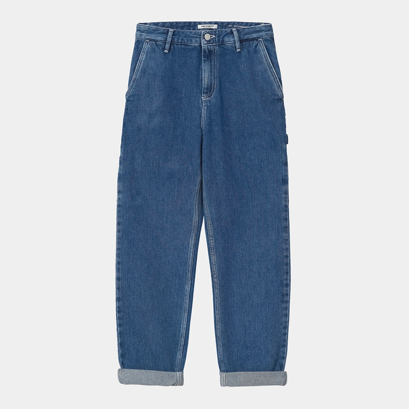 Blue Women Carhartt Pierce Pants | CUY-671945