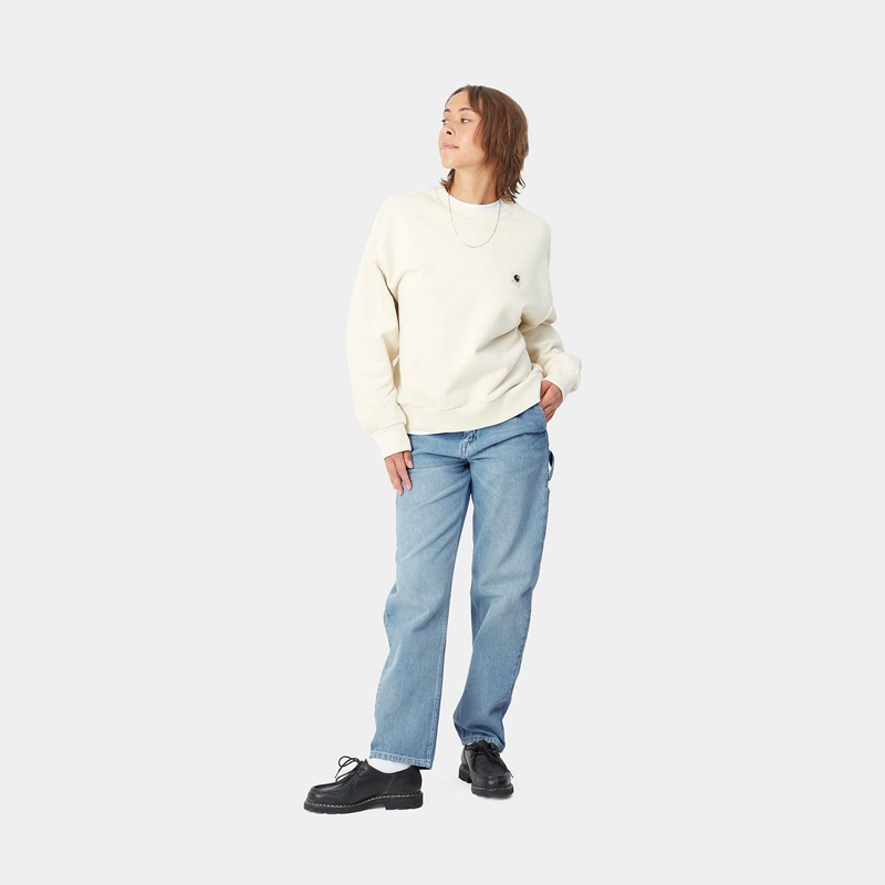 Blue Women Carhartt Pierce Pants | HOB-021567