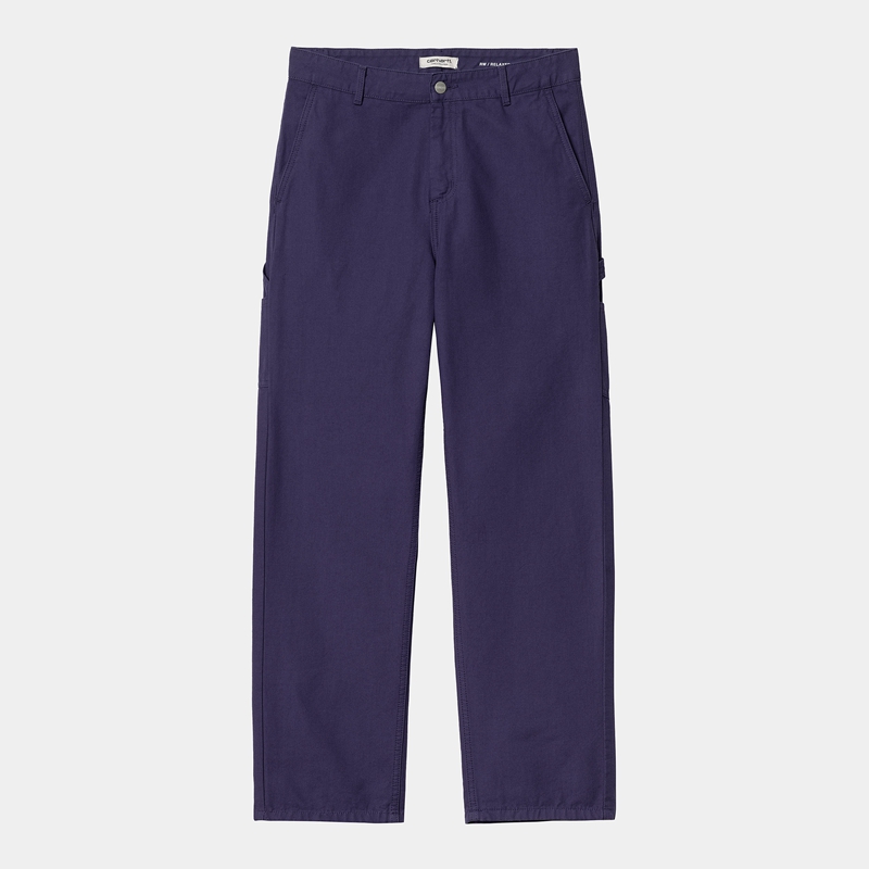 Blue Women Carhartt Pierce Straight Pants | MWL-685390