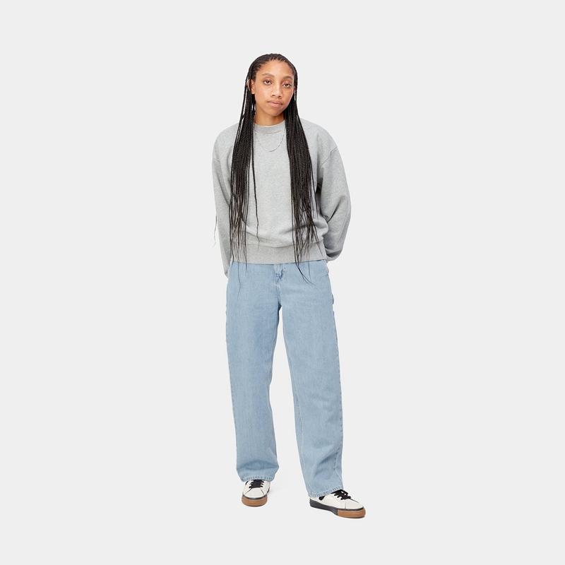 Blue Women Carhartt Pierce Straight Pants | GLQ-930685