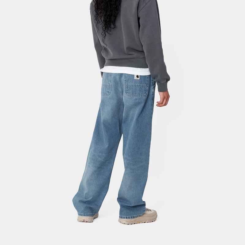 Blue Women Carhartt Simple Pants | FMQ-062314