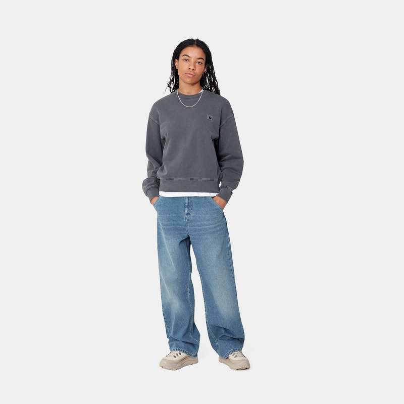 Blue Women Carhartt Simple Pants | FMQ-062314