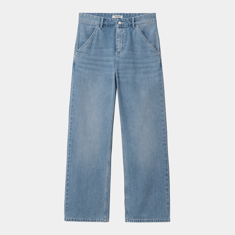 Blue Women Carhartt Simple Pants | FMQ-062314