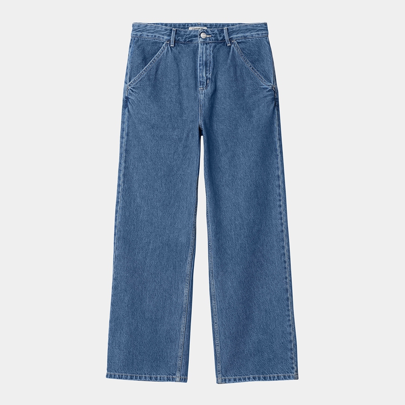 Blue Women Carhartt Simple Pants | ZCJ-365240