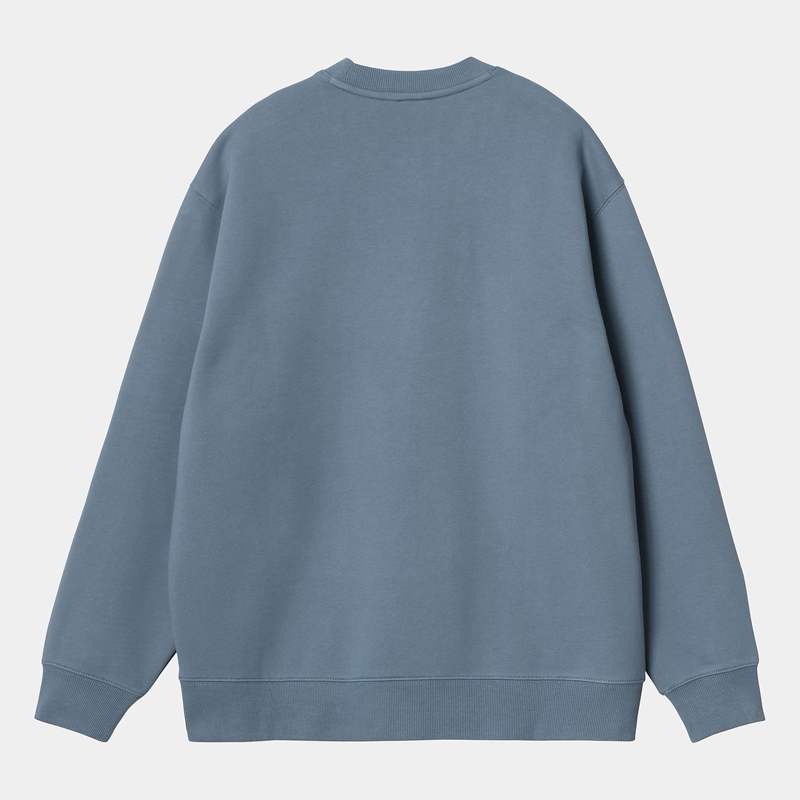 Blue Women Carhartt W' Sweatshirt | NGD-798534