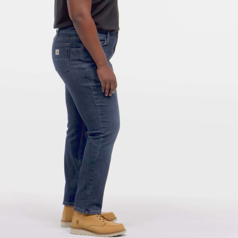 Blue Women Carhartt Work Pants | RQV-814790