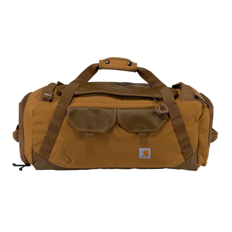 Brown Men Carhartt 55L Nylon Heavy-Haul Utility Duffel Bag | VQR-130429