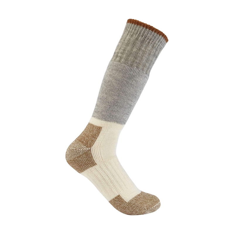 Brown Men Carhartt Arctic Heavyweight Merino Wool Blend Boot Socks | UHW-526418