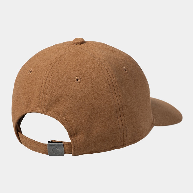 Brown Men Carhartt Artificial Suede Hats | UKH-635942