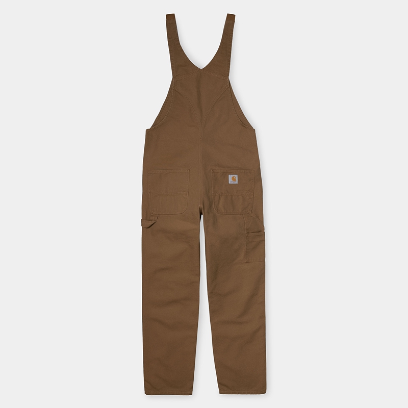 Brown Men Carhartt BIB Overalls | WYS-842371